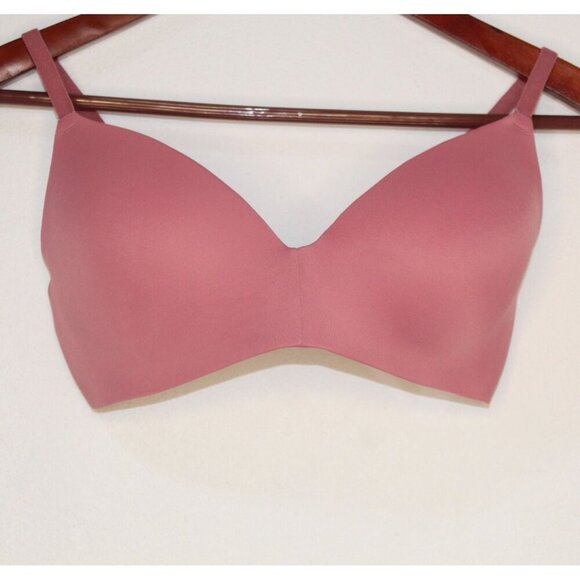 Victoria's Secret Other - PINK Victoria's Secret 36D Mauve Pink Solid Wear Everywhere Wireless Lightly Bra